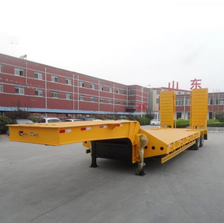 2-Axle 40t Low-Bed Trailer with Automatic Ramp (13)