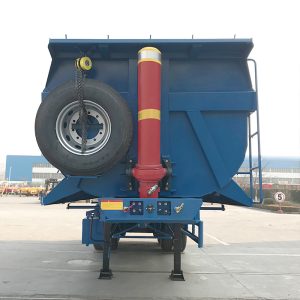 2 Axles 30CBM Rear Tipper Dump Semi Trailer (2)