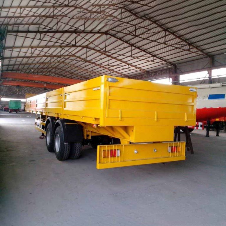 2-Axles-Side-Wall-Flatbed-Bulk-Semi-Trailer-for-sale-2