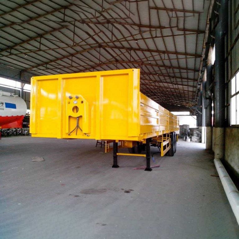 2-Axles-Side-Wall-Flatbed-Bulk-Semi-Trailer-for-sale-4