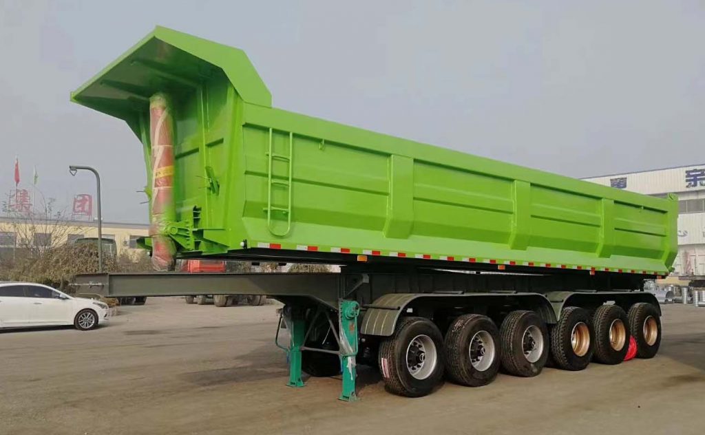 Heavy Duty Hydraulic Dump Truck Tipper Semi Trailer插图