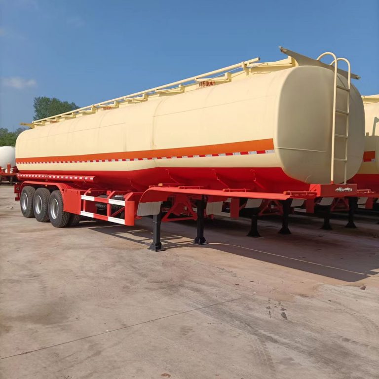 3 Axles 40000L 3 Compartments Fuel Tanker Trailer for Sale （1）