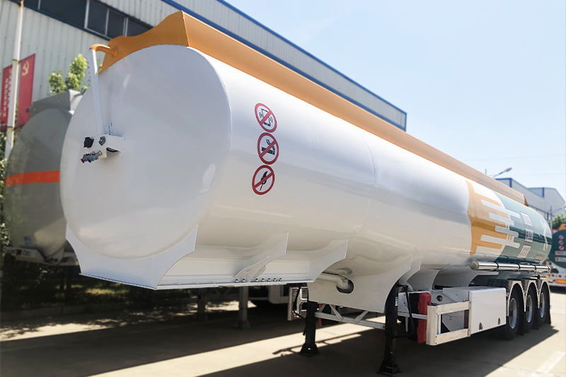 3 Axles Fuel Tanker Semi Trailer插图