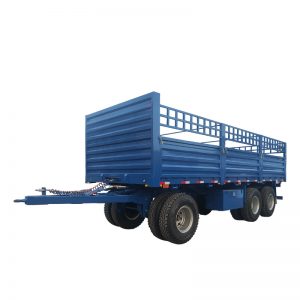 3 Axles Dolly Full Drawbar Drop Flatbed Side Wall Board Fence Turn Table Twist Lock Container CKD SKD Truck Trailer for Sale in Ethiopia