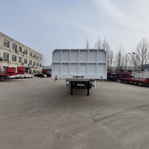 3 Axles Drop Side Wall Trailer with 800mm Height Side Walls (2)