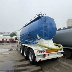 35CBM Aluminum Alloy Bulk Cement Silo Tank Smei Trailer (15)