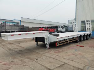 4 Axles 100-120T Lowbedlowboy Truck Semi Trailer-2