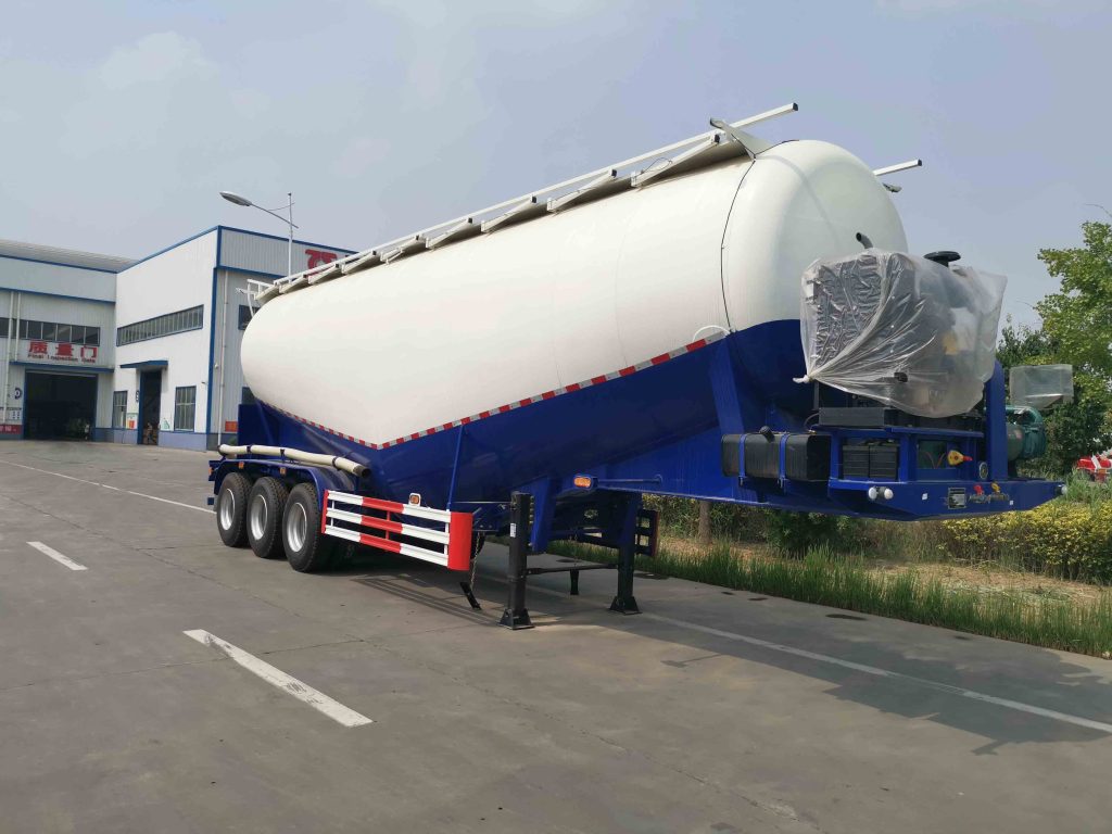 40CBM 3 Axles Cement Bulk Pneumatic Tanker Trailer插图