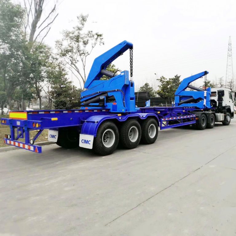 40T Side Loader Container Trailer-2