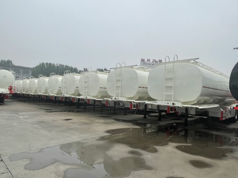 Bogie Suspension Petrol Fuel Tanker Semi Trailer-5