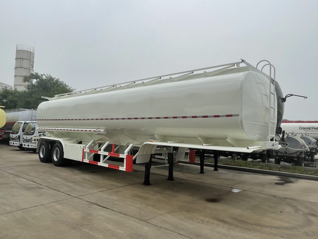 Bogie Suspension Petrol Fuel Tanker Semi Trailer插图