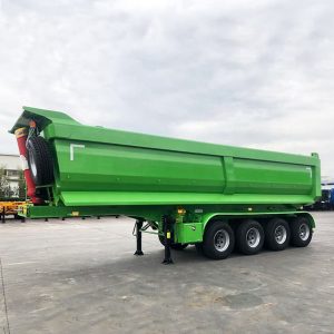 Hot Selling 4 Axles 40CBM Rear Tipper Trailer in Guinea (6)