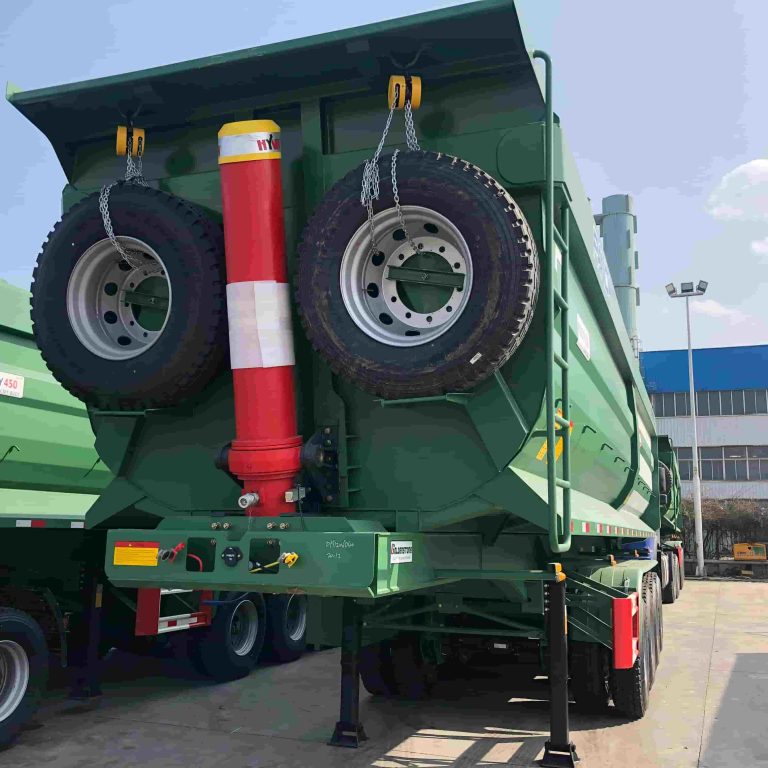 Hot Selling 4 Axles 40CBM Rear Tipper Trailer in Guinea (7)