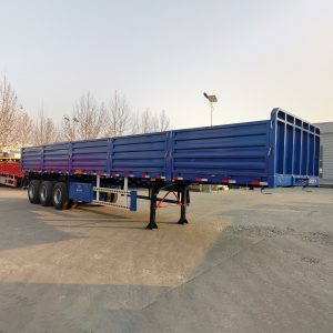 Sidewall Cargo Bulk Drop Side Semi Trailer (12)