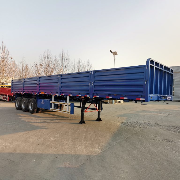 Sidewall Cargo Bulk Drop Side Semi Trailer (12)