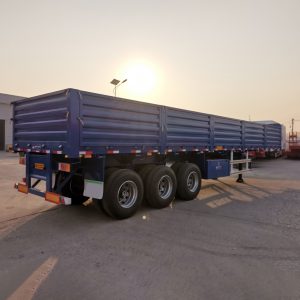 Sidewall Cargo Bulk Drop Side Semi Trailer (13)