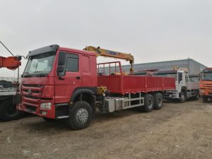 Straight Lifting 10-16 Ton Telescopic Knockle Boom Lorry Cargo Lifter 25-35ton Mounted Crane Truck (2)