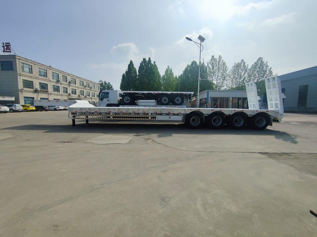 Four Units 4-axle low-bed semi-trailer customized by Pakistani customers插图4