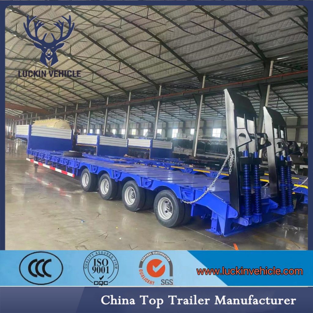 Four Units 4-axle low-bed semi-trailer customized by Pakistani customers插图8