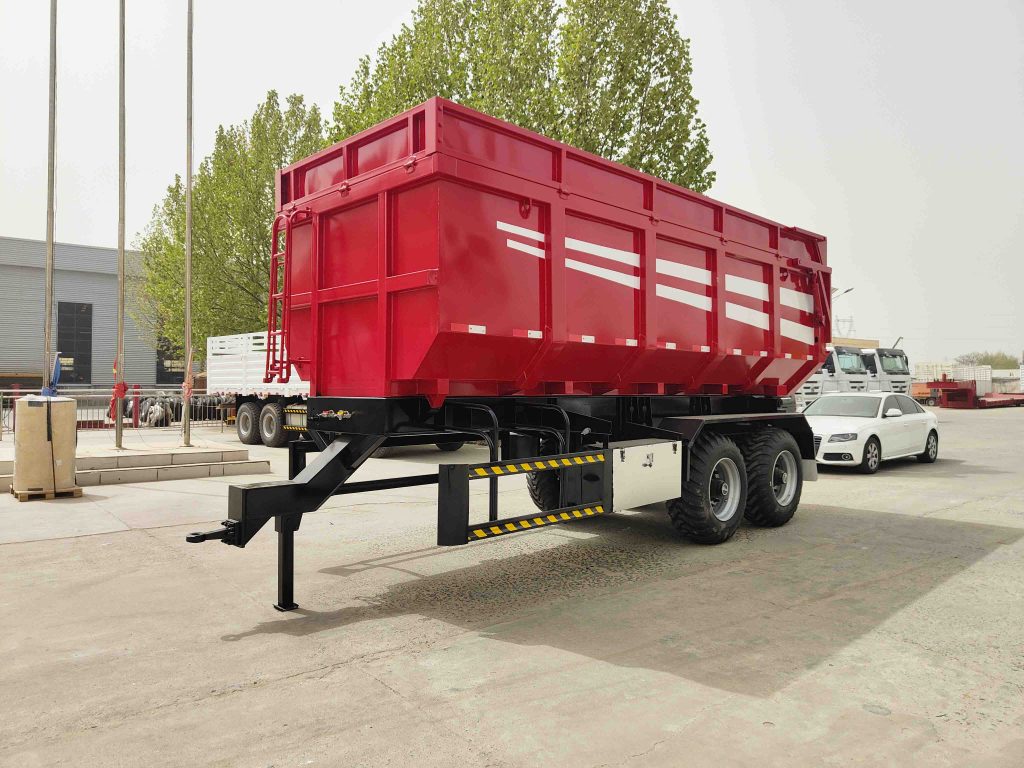 LUCKIN 10 Ton Agricultural Drawbar Tipper Dump Trailer插图