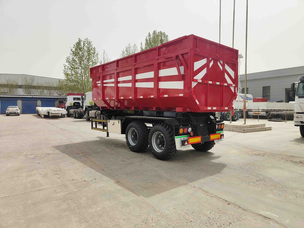 LUCKIN 10 Ton Agricultural Drawbar Tipper Dump Trailer插图1