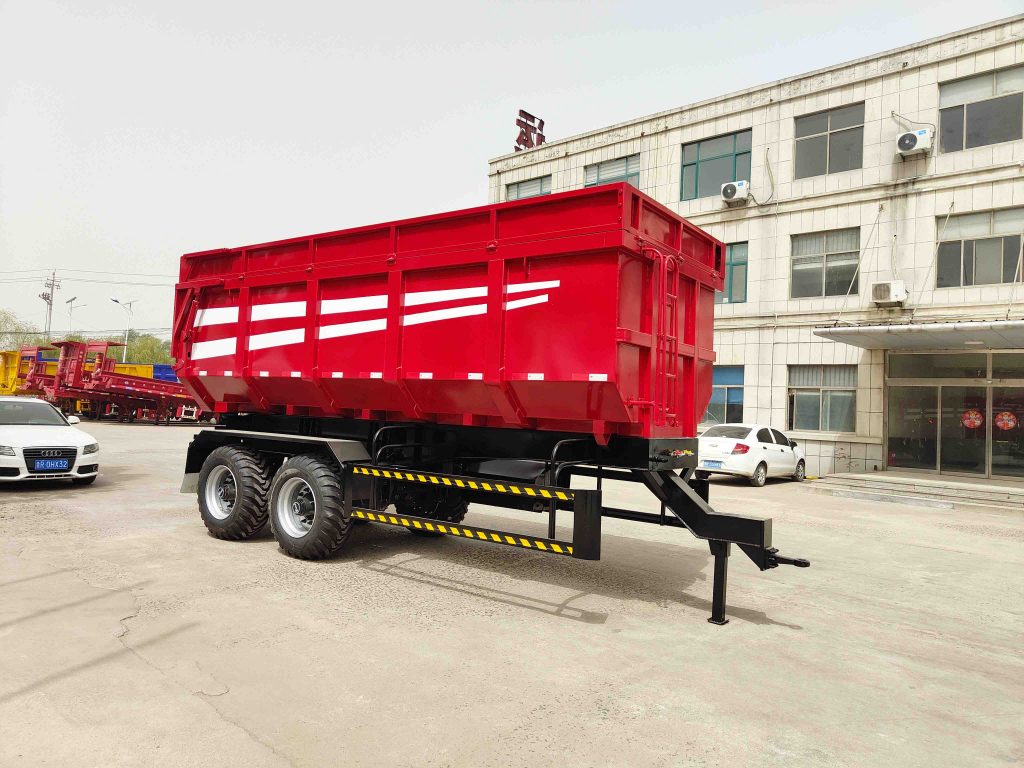 LUCKIN 10 Ton Agricultural Drawbar Tipper Dump Trailer插图2