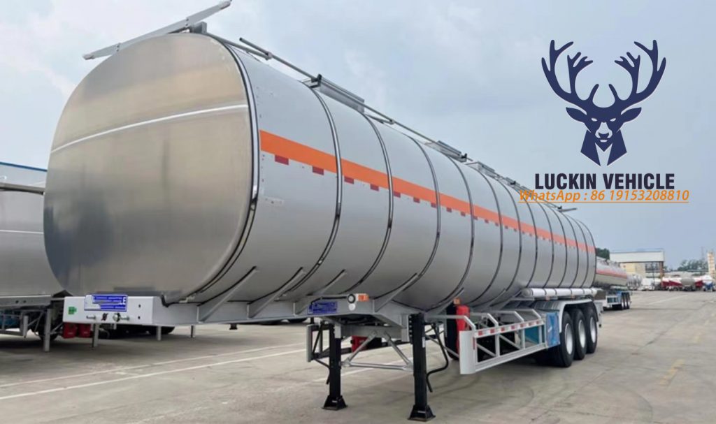 3 Axle 50000 Liters Cooking Oil Tanker Trailer will be sent to Mauritius插图