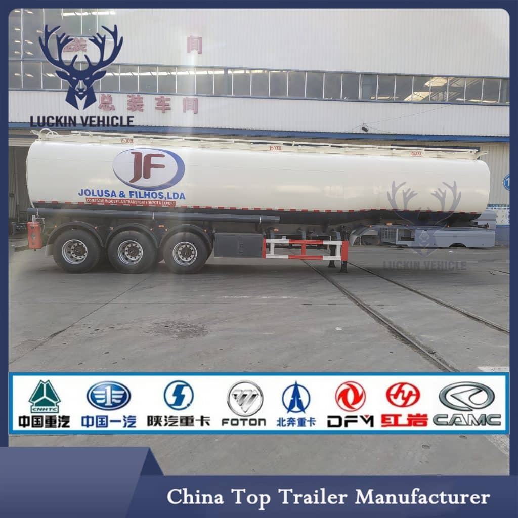 Most popular capacity 45,000 Ltrs Oil Tanker Trailer already shipping to D.R.Congo插图