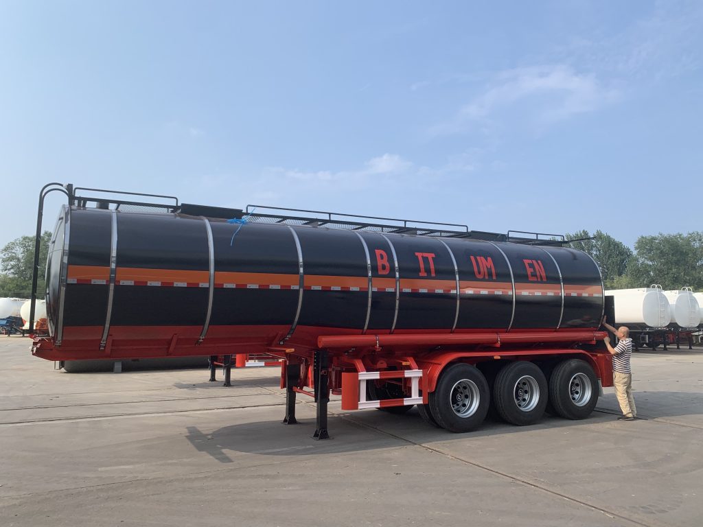 LUCKIN 3 Axle 30CBM Bitumen Tanker Trailer插图1