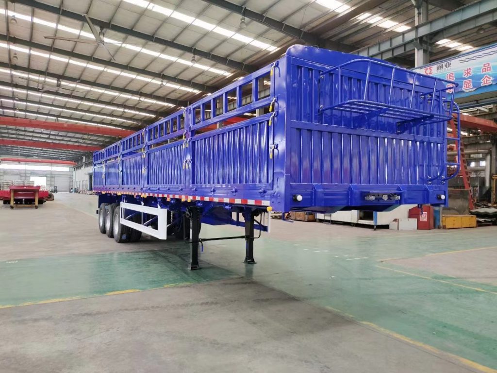 3 Axles 60 Ton Fence Cargo Trailer will be sent to Tanzania插图