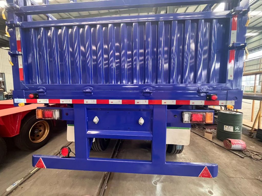 3 Axles 60 Ton Fence Cargo Trailer will be sent to Tanzania插图2