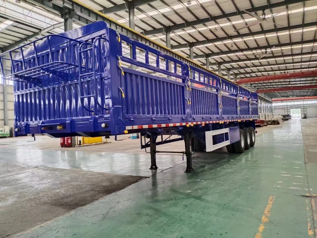 3 Axles 60 Ton Fence Cargo Trailer will be sent to Tanzania插图4