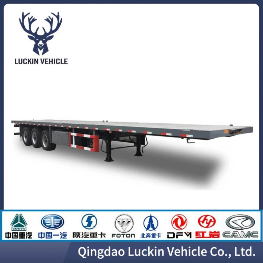 LUCKIN Vehicle 13meters Tri Axle Trailer will be sent to Uganda插图