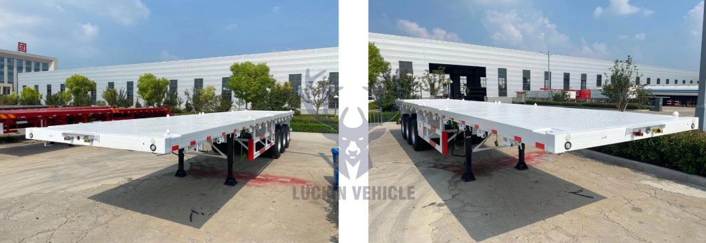 LUCKIN Vehicle 13meters Tri Axle Trailer will be sent to Uganda插图2