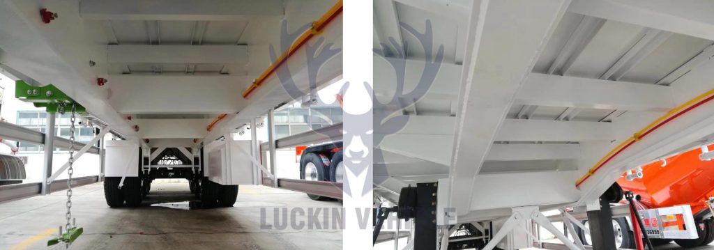 LUCKIN Vehicle 13meters Tri Axle Trailer will be sent to Uganda插图3