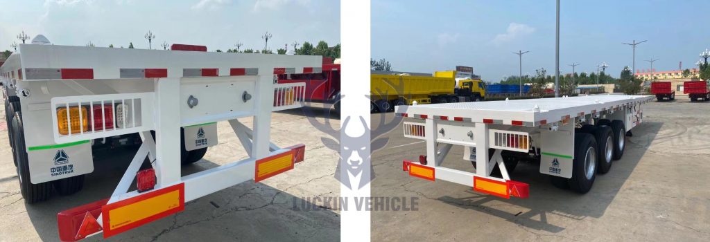 LUCKIN Vehicle 13meters Tri Axle Trailer will be sent to Uganda插图5