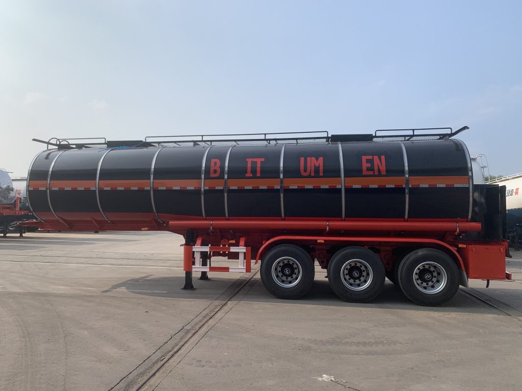 LUCKIN 3 Axle 30CBM Bitumen Tanker Trailer插图