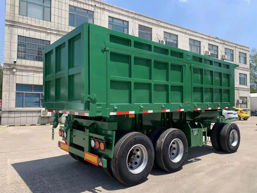 LUCKIN 3 Axle Drawbar Dump Trailer插图4