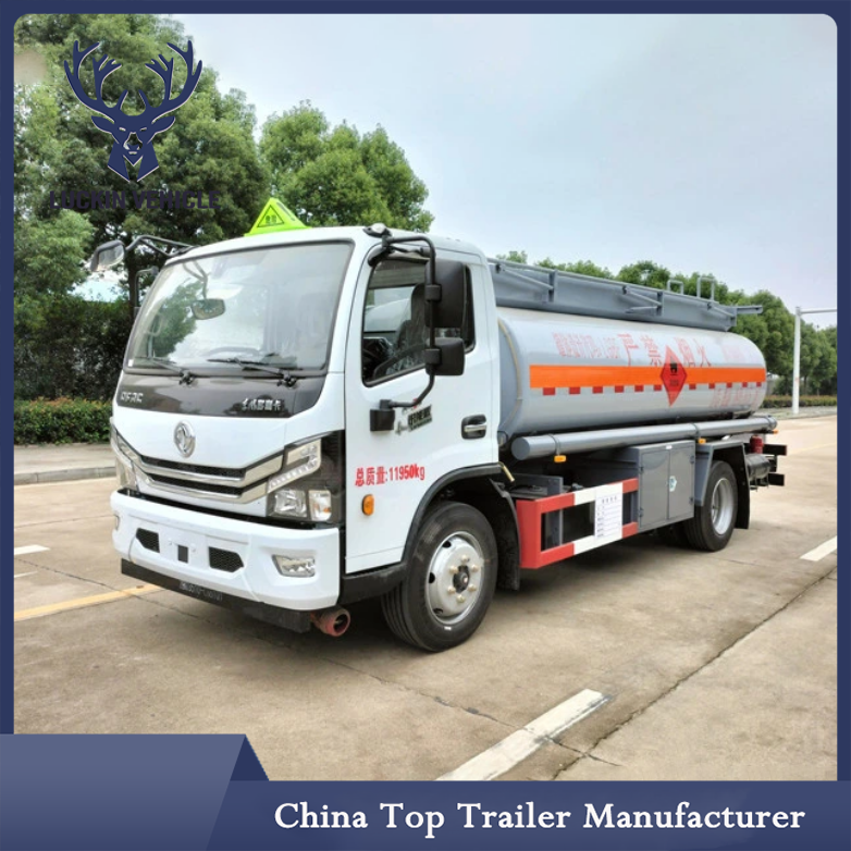 4X2 10000L Gallons Crude Oil Gasoline Diesel Water Tank Truck with High Quality插图5