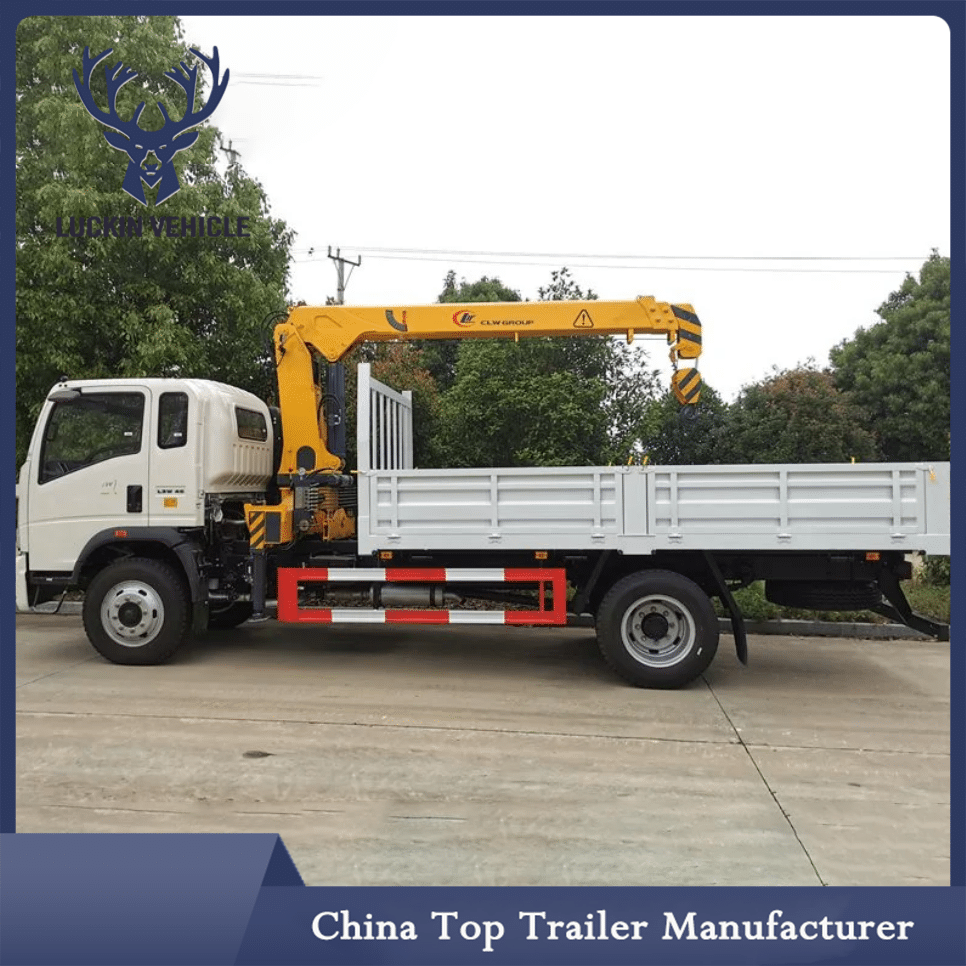 Sinotruk HOWO 4X2 6X4 Capacity 5tons 8tons 10tons Tow Crane Truck插图1