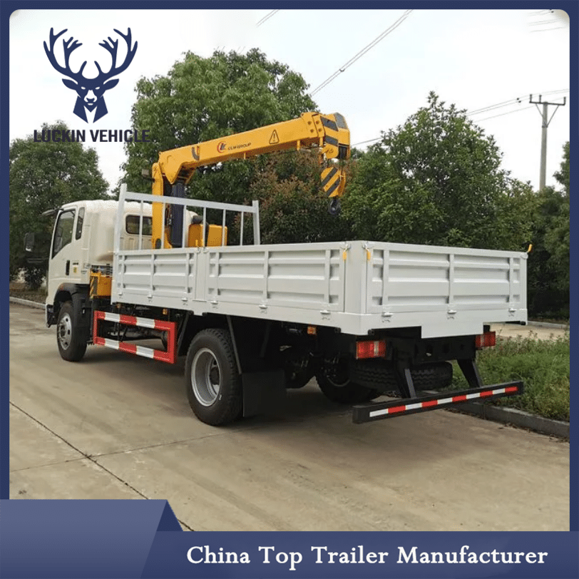 Sinotruk HOWO 4X2 6X4 Capacity 5tons 8tons 10tons Tow Crane Truck插图2