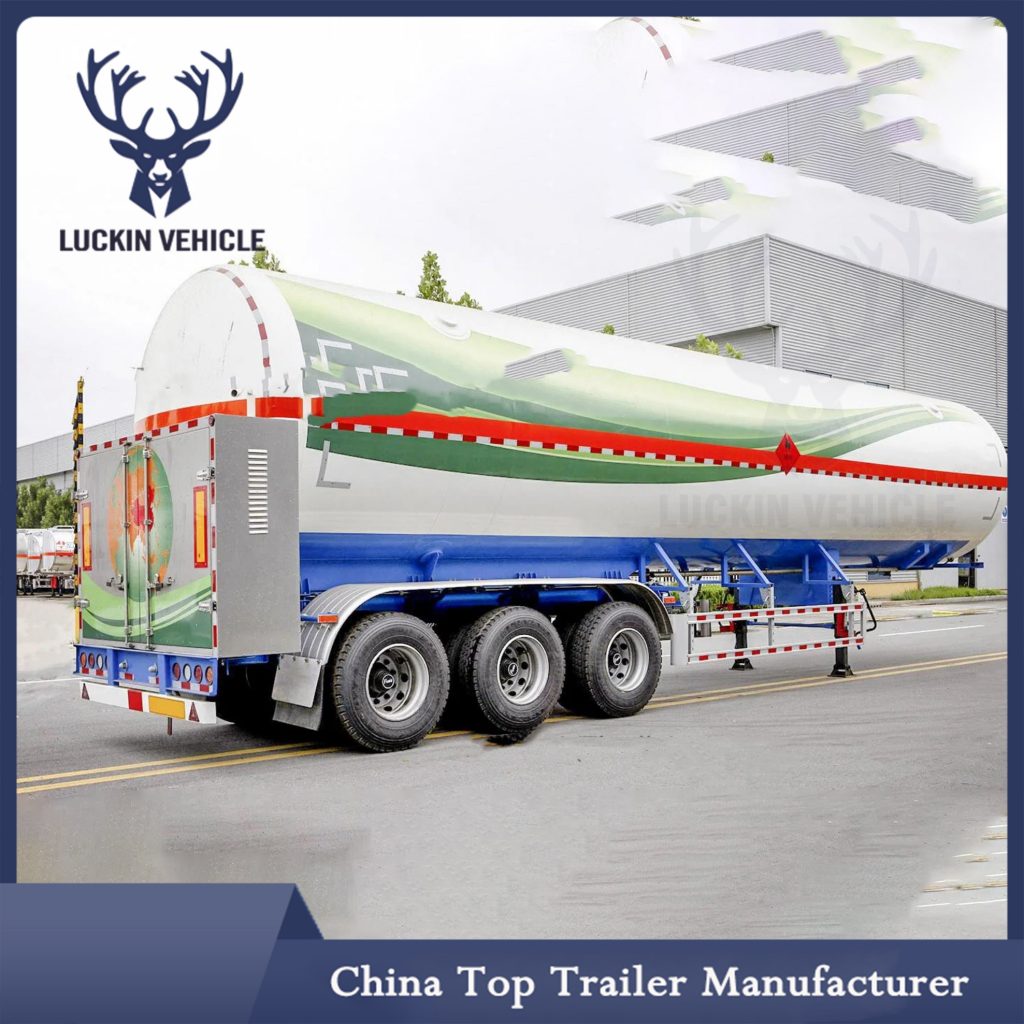 LNG Semi-trailer/ Liquefied natural gas tank semi trailer插图1