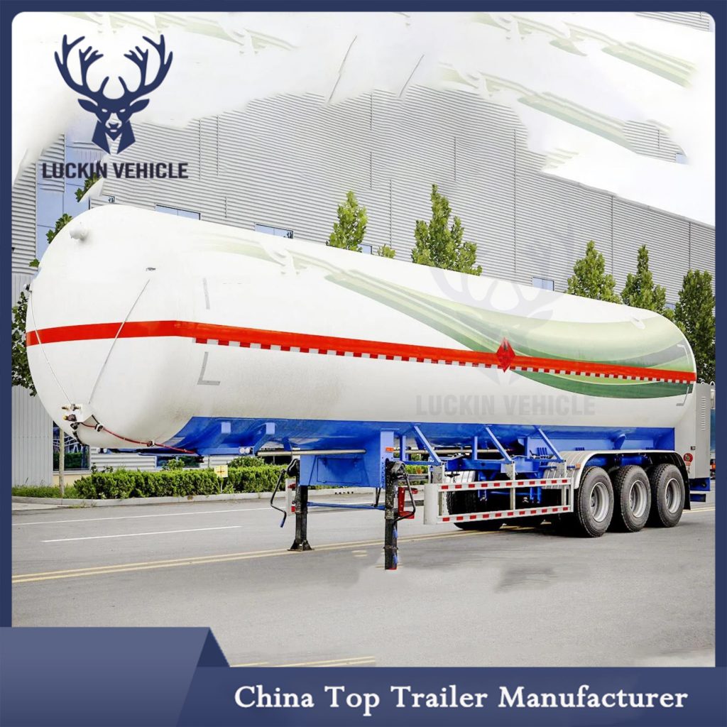 LNG Semi-trailer/ Liquefied natural gas tank semi trailer插图