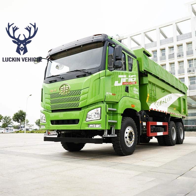 FAW Jiefang 6X4 8X4 380/400/430HP 25/30cbm Box Rear Tipper Tipping End Dump Truck插图