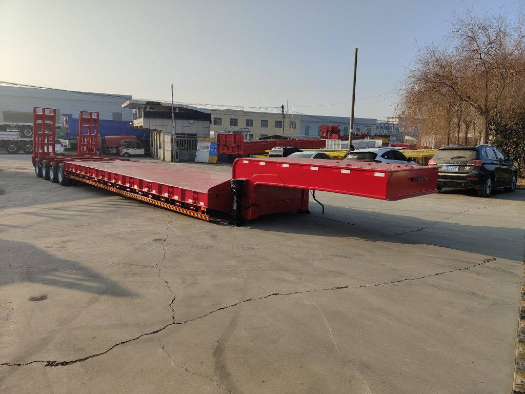 Heavy Duty Excavator Low Bed Trailer will be sent to Senegal插图2