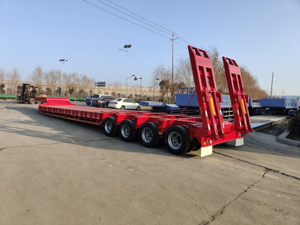 Heavy Duty Excavator Low Bed Trailer will be sent to Senegal插图3