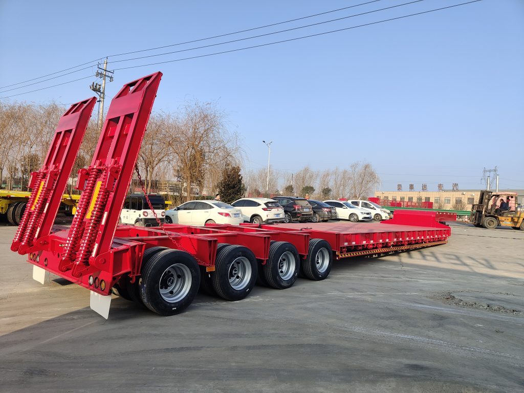 Heavy Duty Excavator Low Bed Trailer will be sent to Senegal插图4