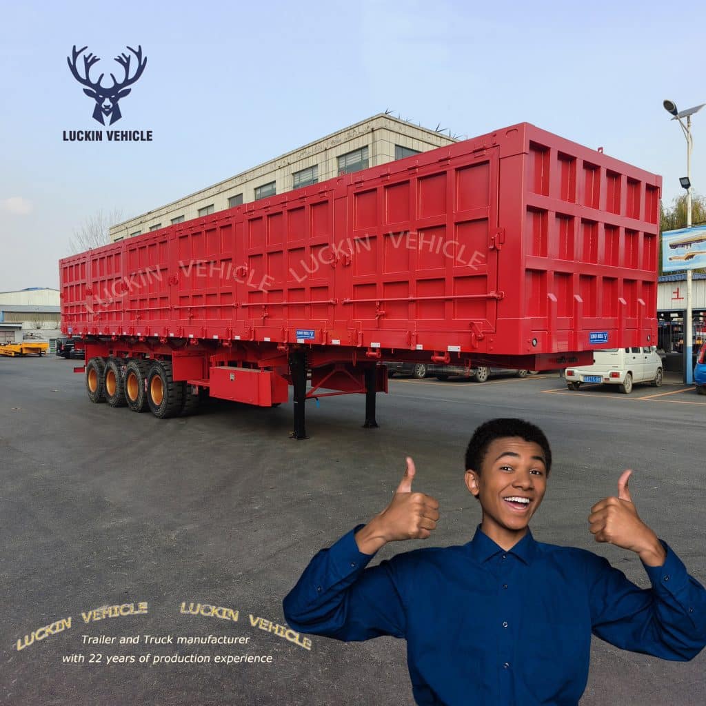 20 Units Side Dump Semi trailers Ordered by the West African customer were delivered today插图